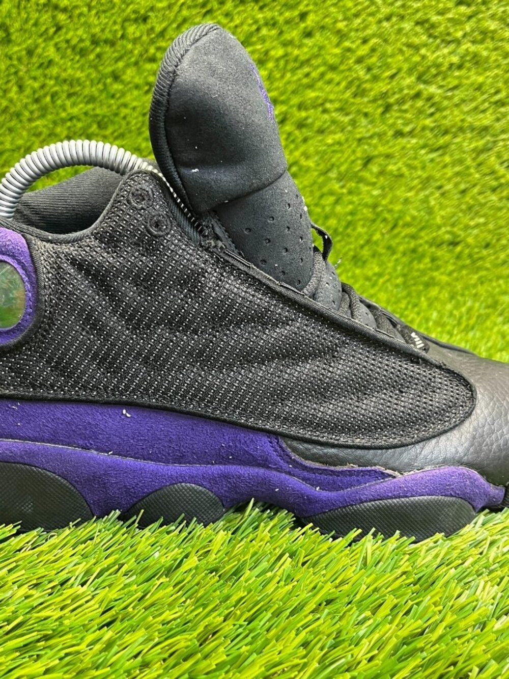 Nike Air Jordan 13 Retro Girls Size 6.5Y Black Running Basketball Shoes Sneakers